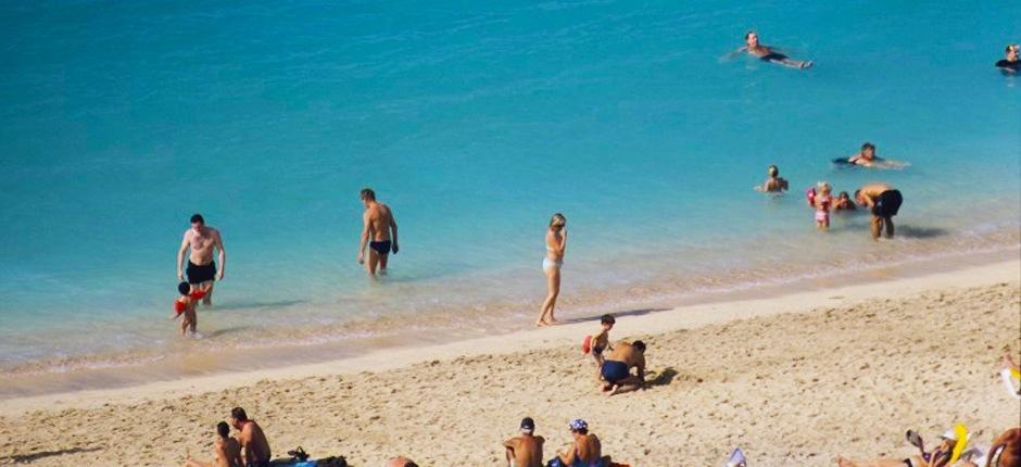 Playa de Amadores Populära stränder på Gran Canaria