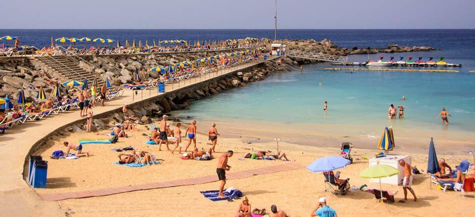 Playa de Amadores Populära stränder på Gran Canaria