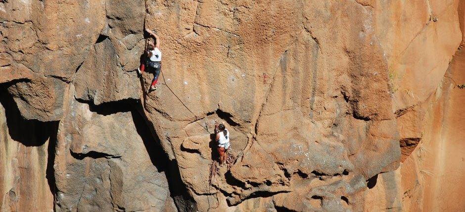 Klättring i Barranco del Agua Klättring i La Palma