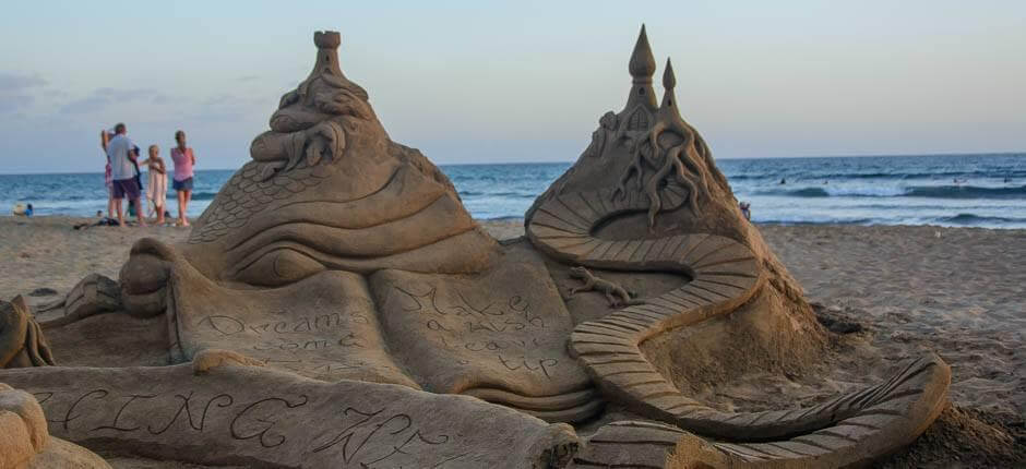 Playa de Maspalomas Populära stränder på Gran Canaria