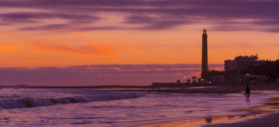 Playa de Maspalomas Populära stränder på Gran Canaria