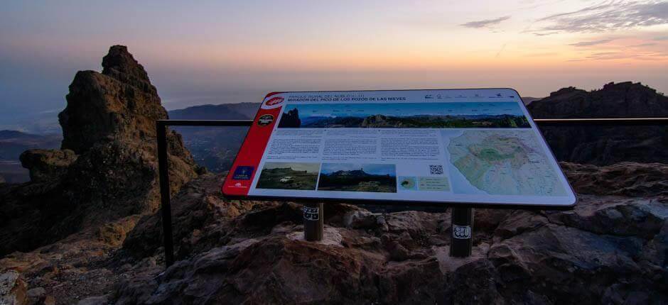 Utsiktsplatsen på toppen av Las Nieves på Gran Canaria