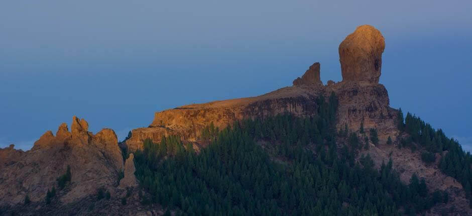 Utsiktsplatsen på toppen av Las Nieves på Gran Canaria