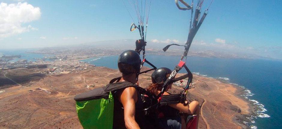 Skärmflygning i Las Coloradas Skärmflygning på Gran Canaria