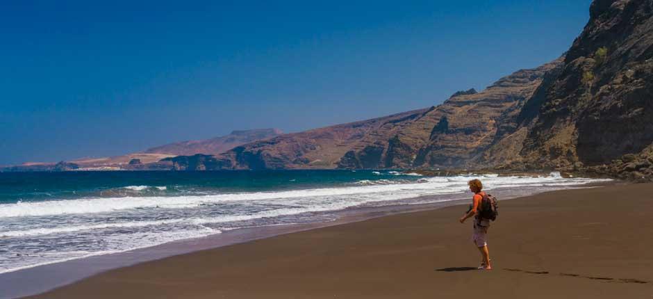 Playa de Faneroque Orörda stränder på Gran Canaria