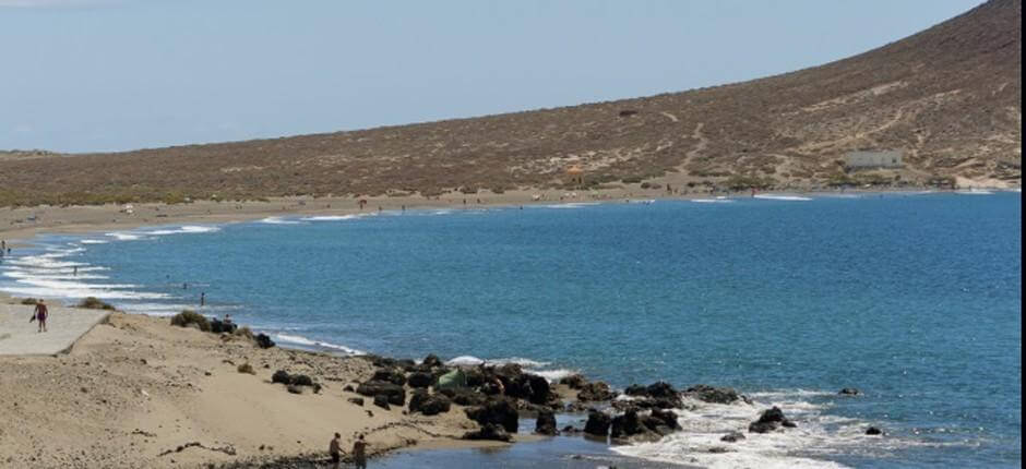 Playa de La Tejita Populära stränder på Teneriffa