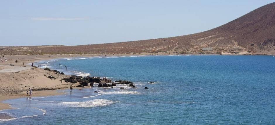 Playa de La Tejita Populära stränder på Teneriffa