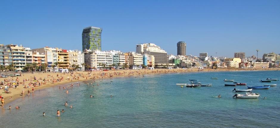 Playa de Las Canteras Populära stränder på Gran Canaria