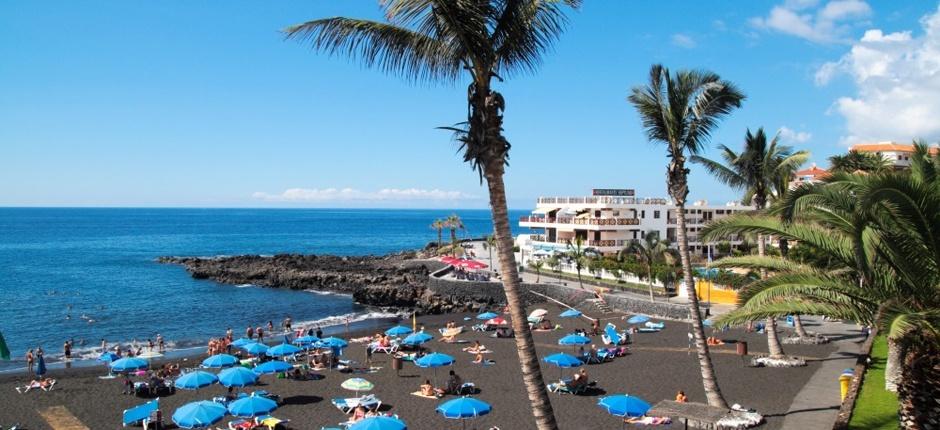 Playa de La Arena Populära stränder på Teneriffa