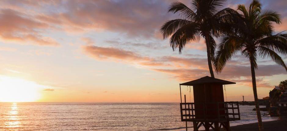 Playa de Puerto Naos Populära stränder på La Palma