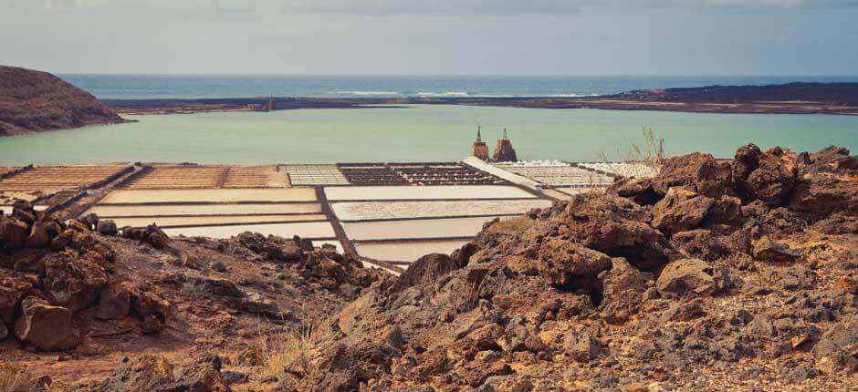 Saltgruvorna i Janubio, på Lanzarote