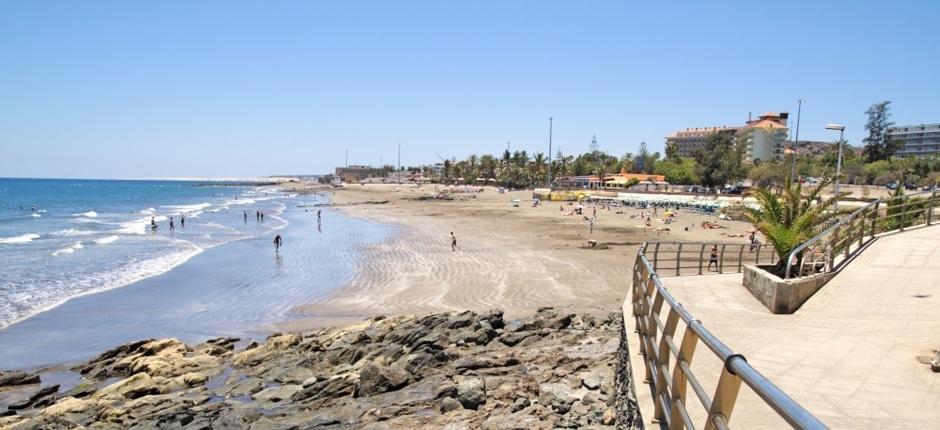 Playa de San Agustín Populära stränder på Gran Canaria