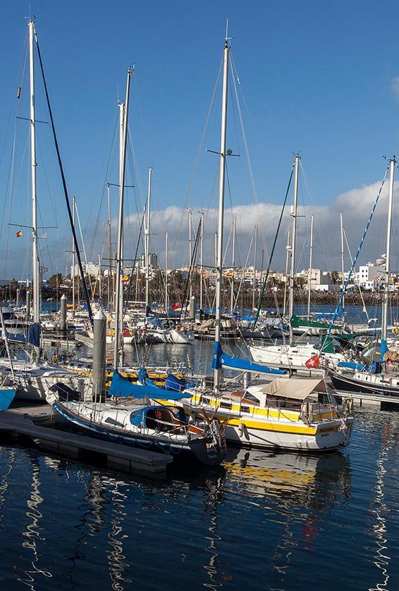 Arrecife satama. Lanzarote.