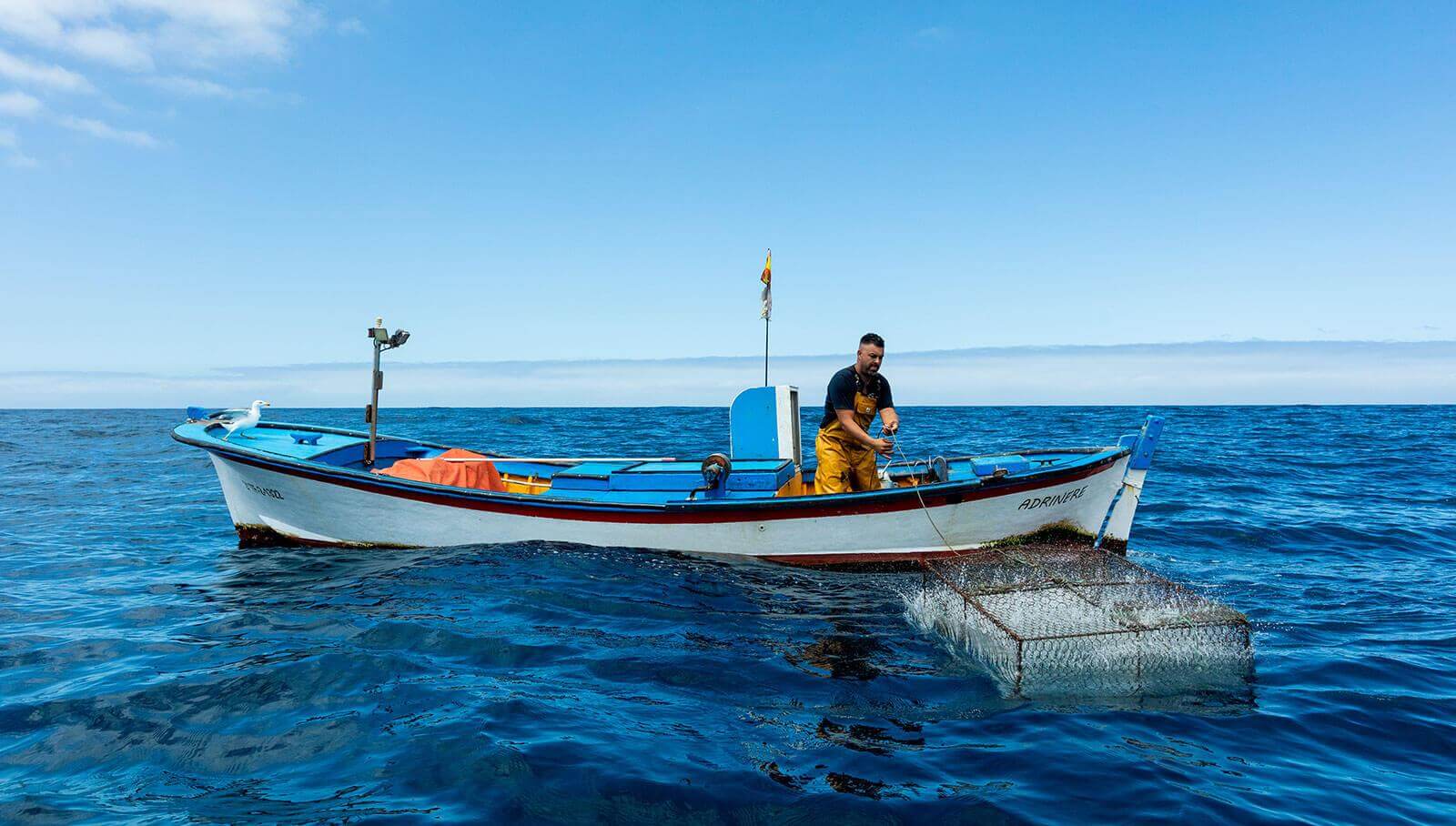 Hantverksmässigt fiske. Tenerife.