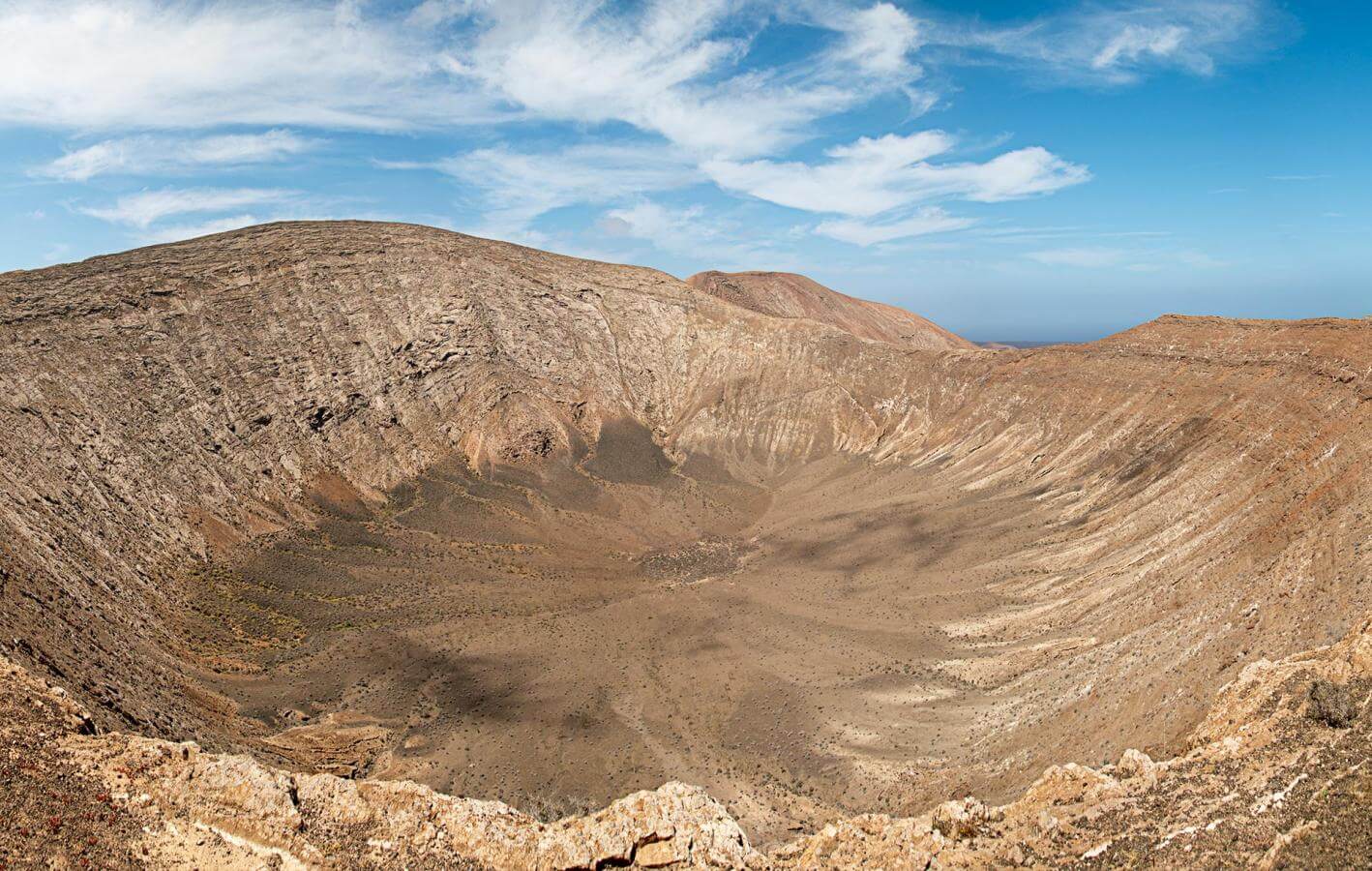 Caldera Blanca. Senderos de Lanzarote