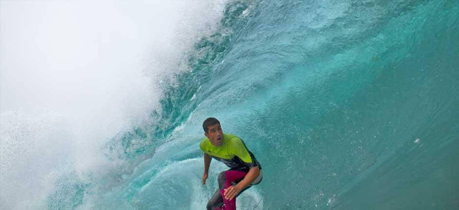 Surfear la izquierda de La Santa Spots de surf en Lanzarote