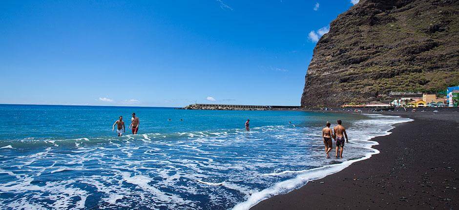 Playa Puerto de Tazacorte Stränder på La Palma