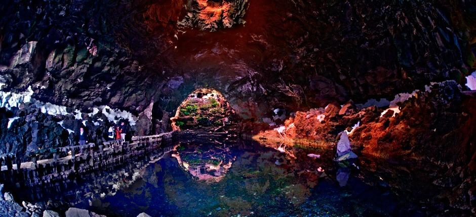 Jameos del Agua Muséer och turistcenter på Lanzarote