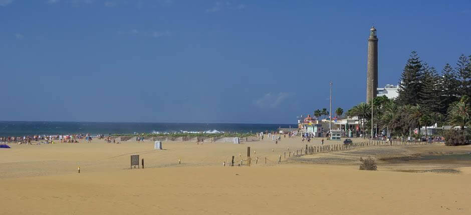 Playa de Maspalomas Populära stränder på Gran Canaria