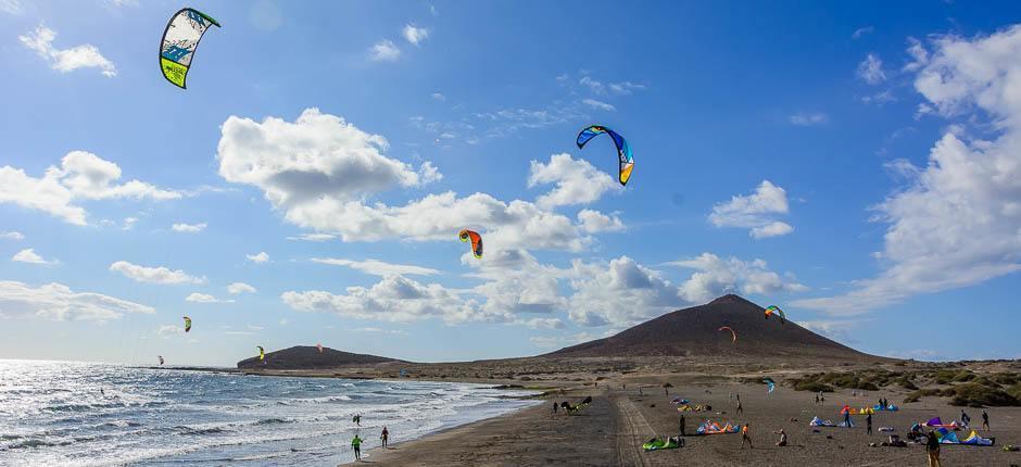 Kitesurf en playa de El Médano Spots de kitesurf de Tenerife