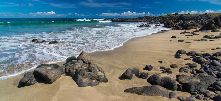 Playa de La Cantería + Orörda stränder på Lanzarote 