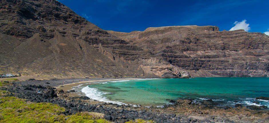 Playa de La Cantería + Orörda stränder på Lanzarote 