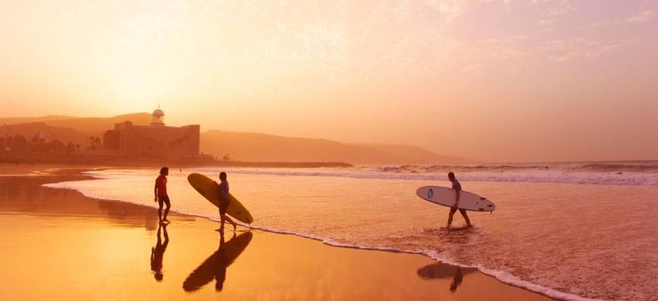 Playa de Las Canteras Populära stränder på Gran Canaria