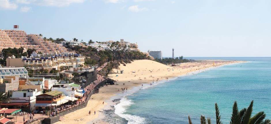 Playa de Morro Jable Populära stränder på Fuerteventura