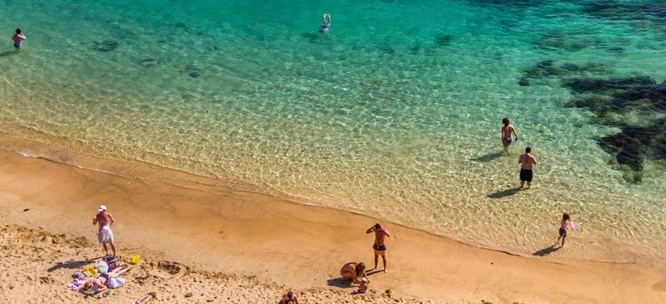 Playa de Papagayo Populära stränder på Lanzarote