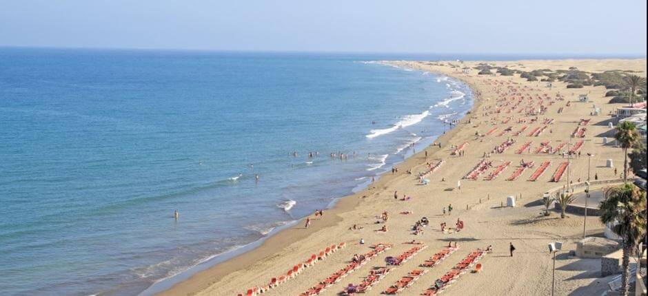 Playa del Inglés Populära stränder på Gran Canaria