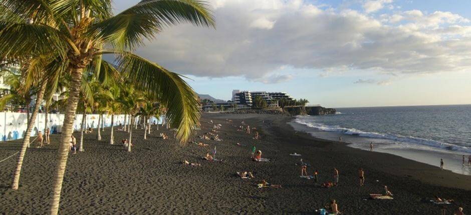 Playa de Puerto Naos Populära stränder på La Palma